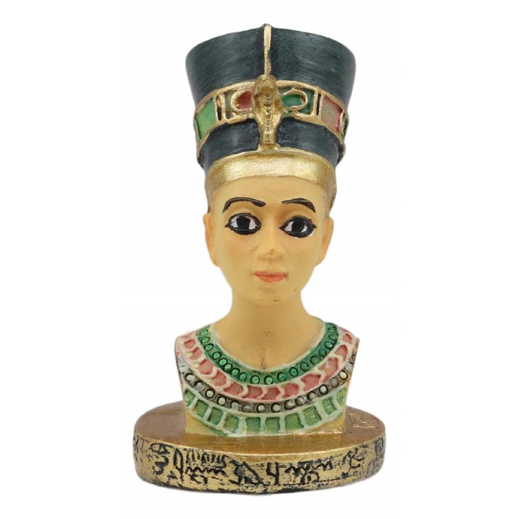 World Menagerie Drane Ancient Egyptian Queen Nefertiti Bust Miniature